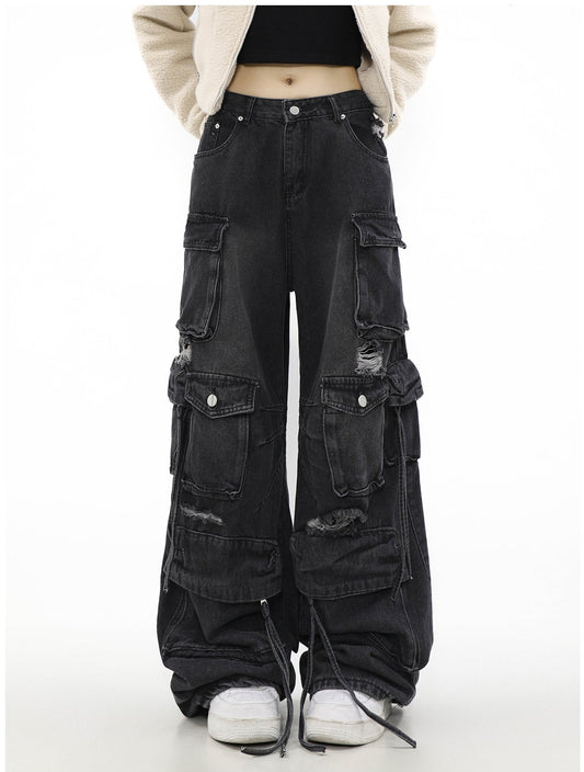 High Street Multi Pocket Jeans P1354