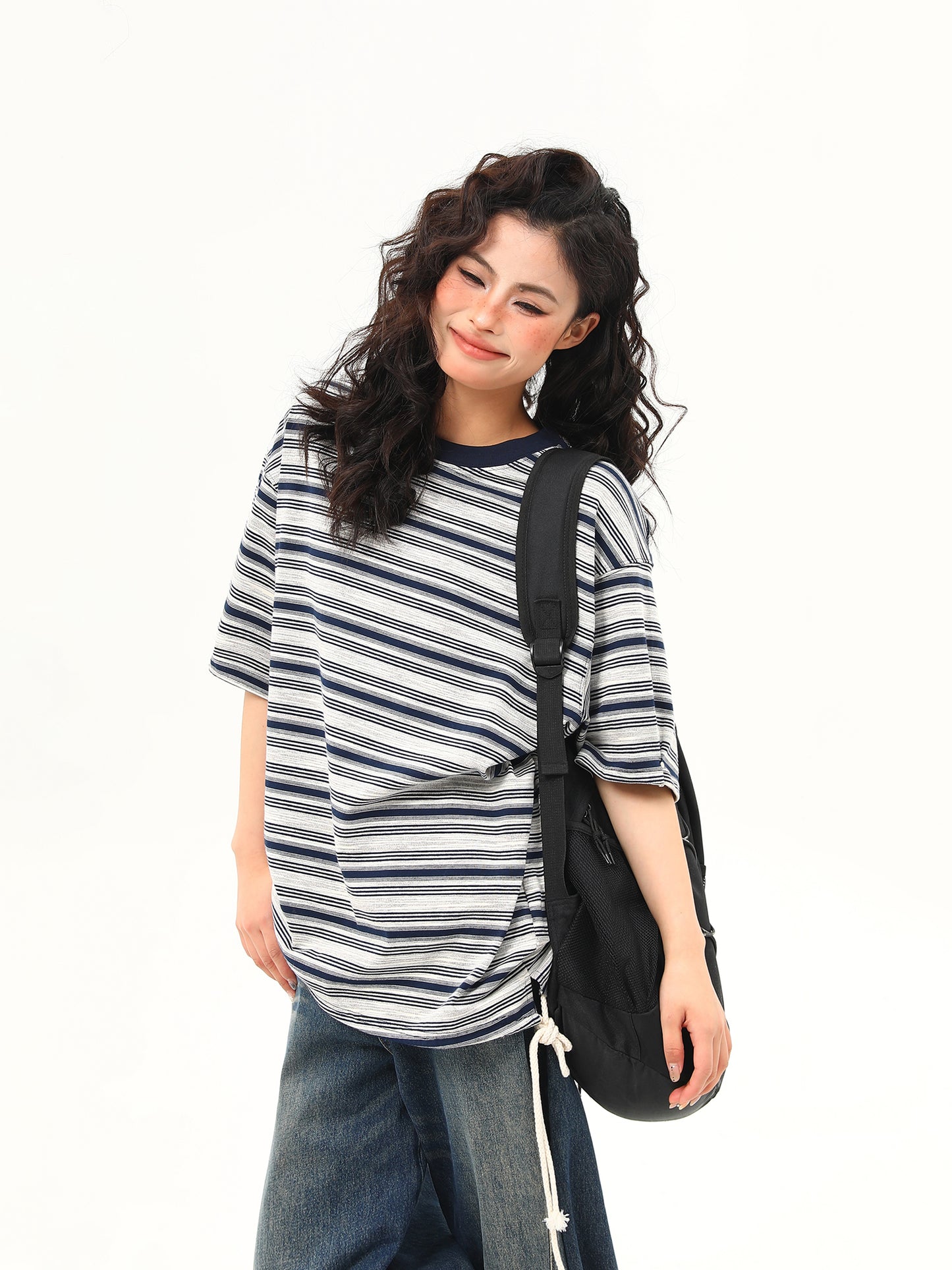 レトロストライプ Tシャツ P2048