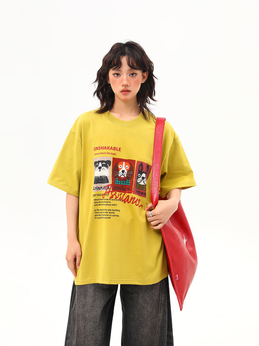 アニマルプリント Tシャツ P2016