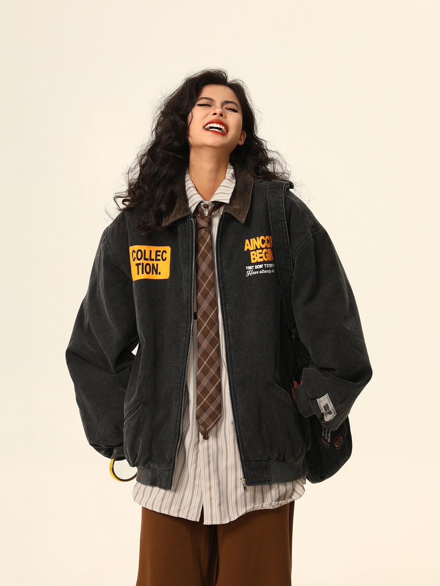 American retro work jacket P1331