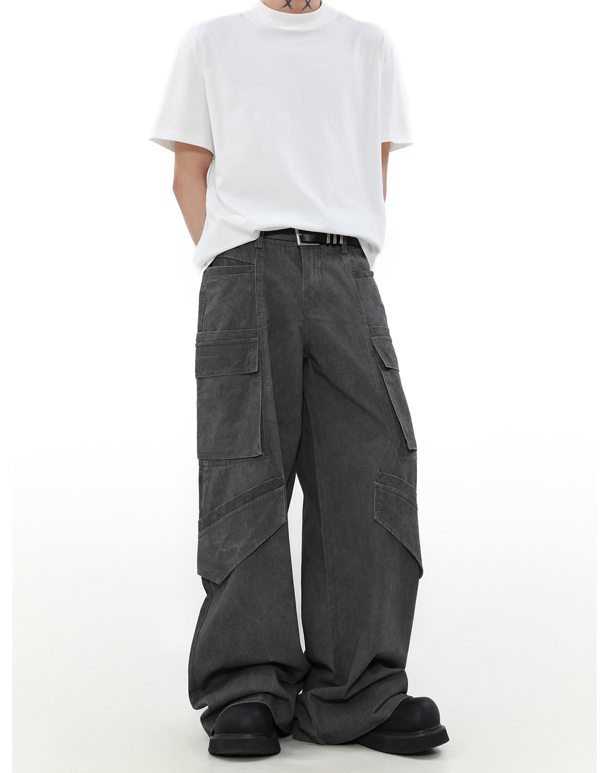 American retro casual pants P857