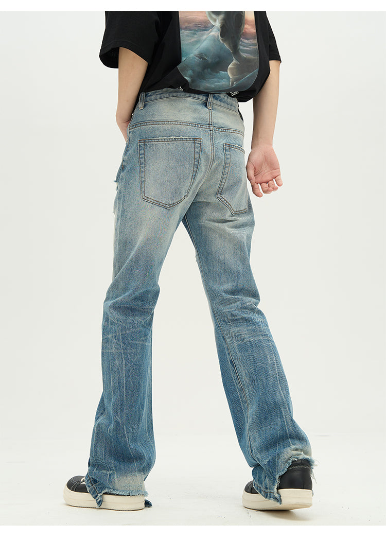 Slim Fit Retro Micro Flare Jeans P355