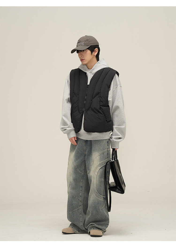 High-end down vest jacket P631