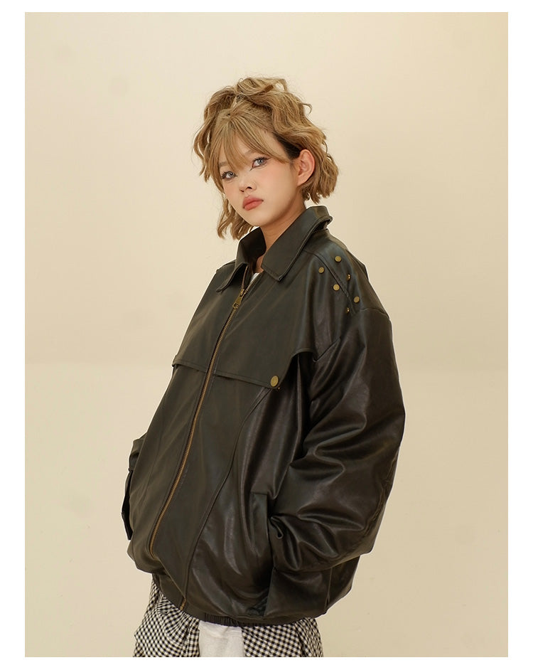 Maillard PU Leather Jacket P1280