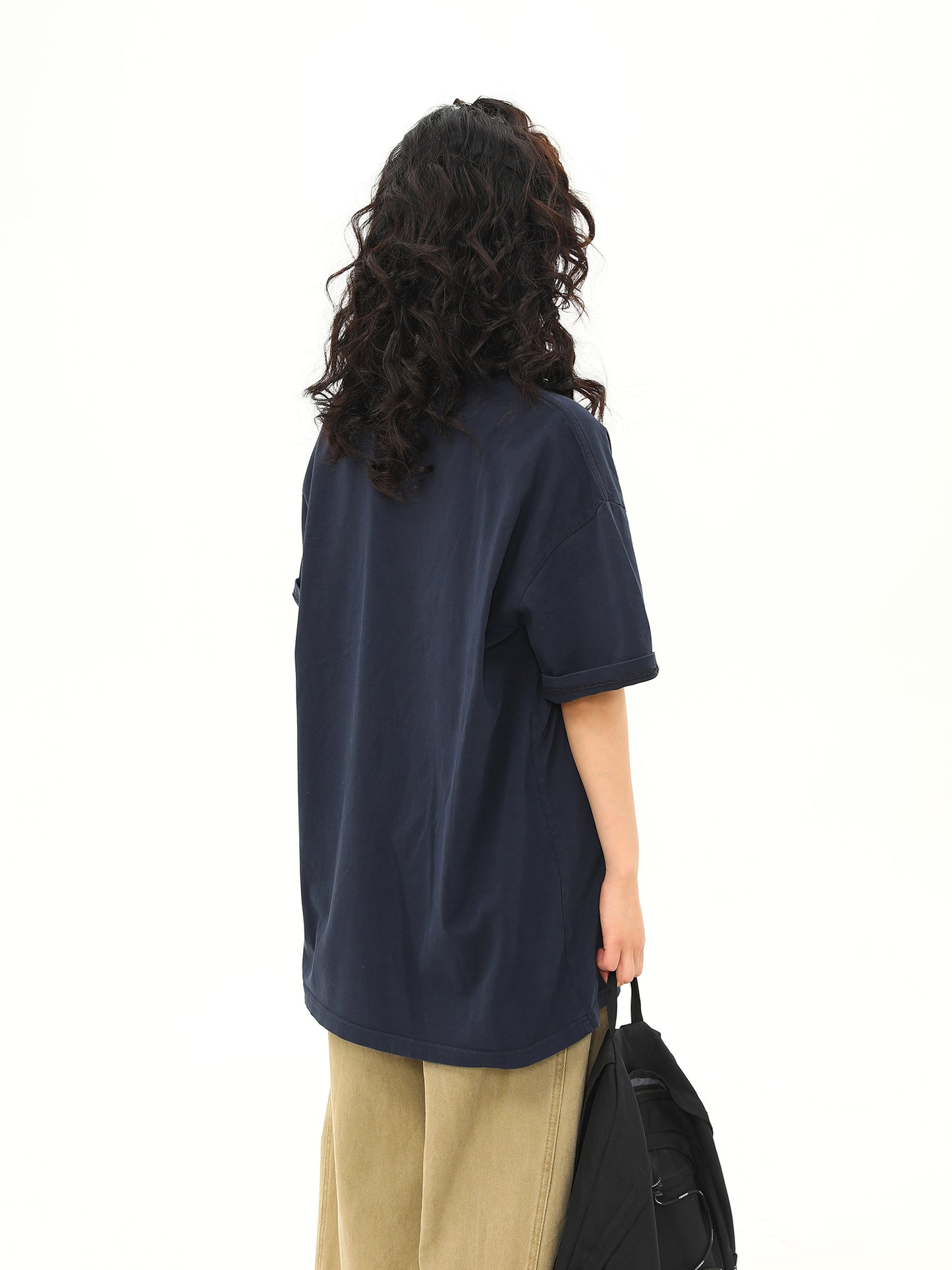 ルーズ プリント Tシャツ P2057