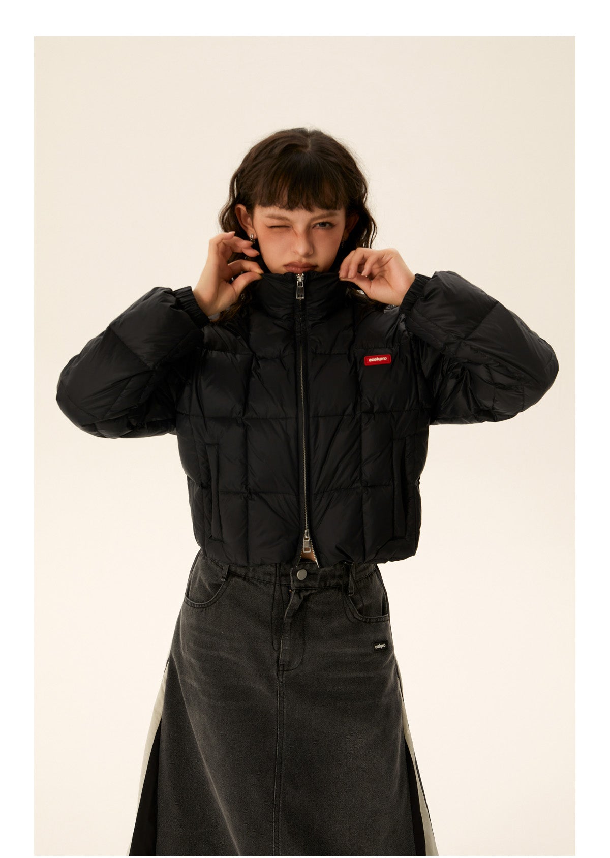 Just fit short down jacket P574