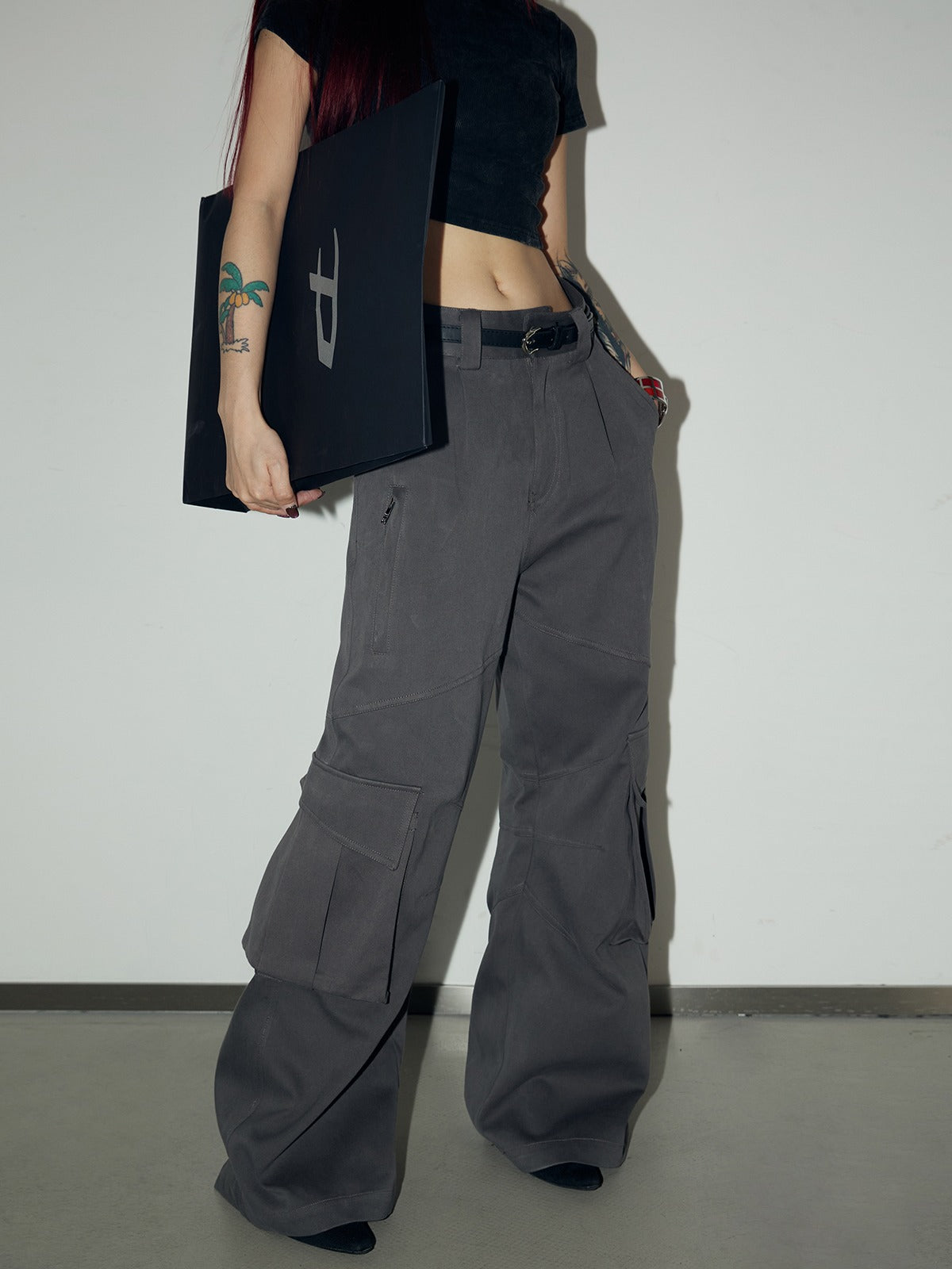 Multi-pocket cargo pants P119