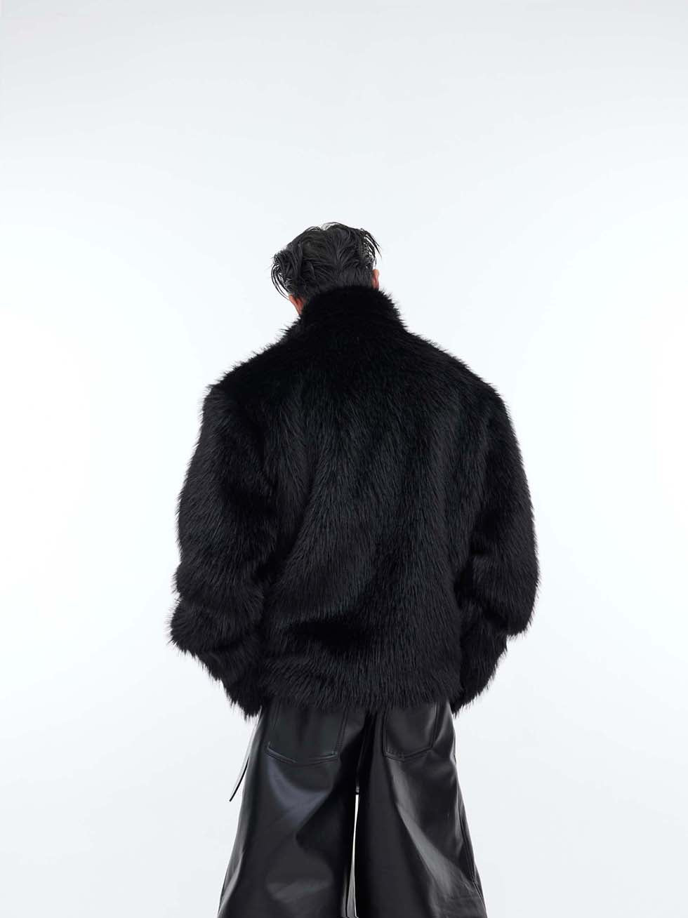 High-quality anti-mink short fur jacket P988