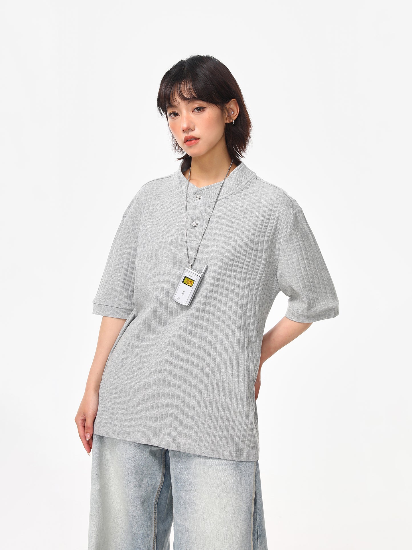 ヘンリーカラー Tシャツ P2050