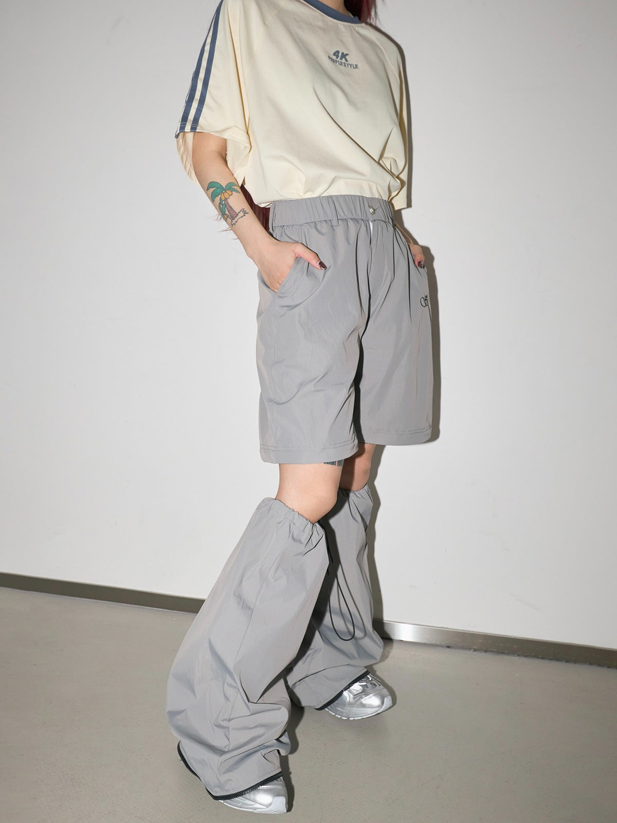 Multi-way cargo pants P118