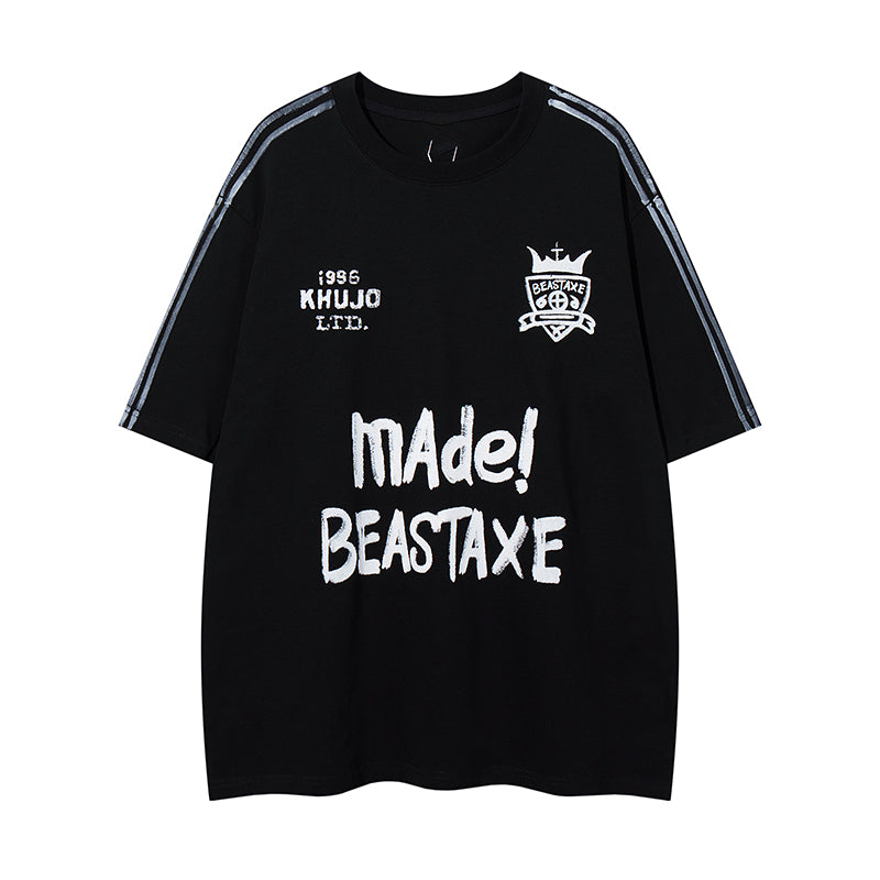 レトロ手描き文字 Tシャツ P2047