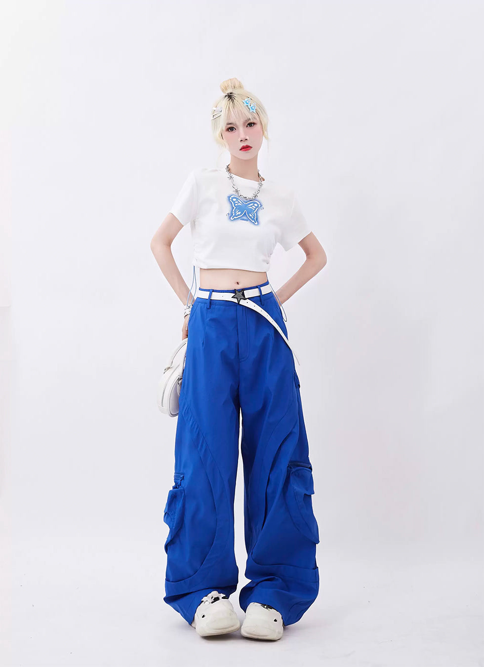 Big Pocket Casual Pants P955