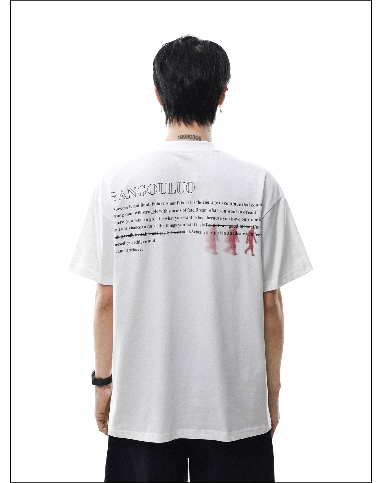 シルエットプリント Tシャツ P2080