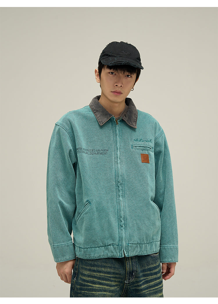 American retro work jacket P619