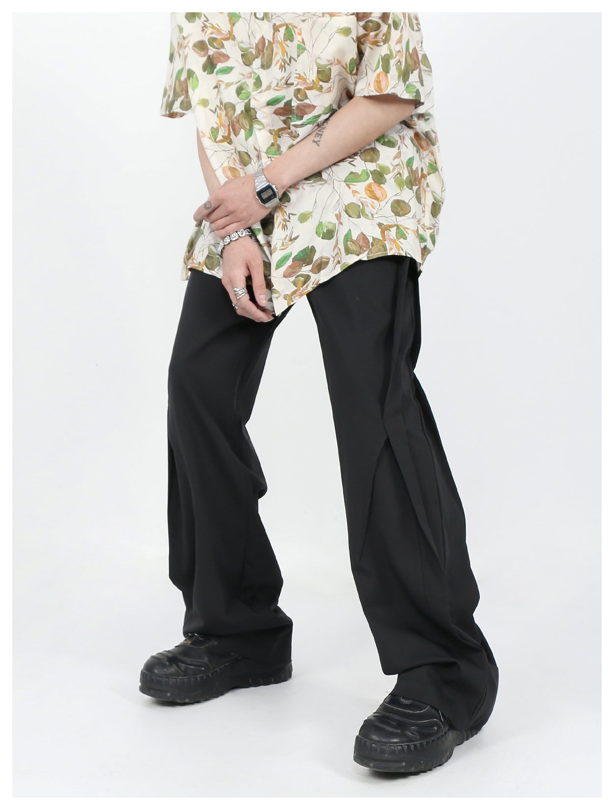 Irregular design slacks pants P281