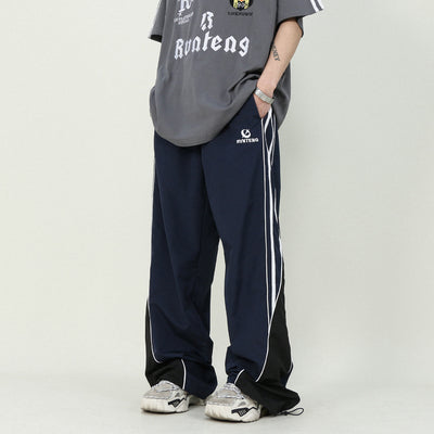 Casual loose straight track pants P195