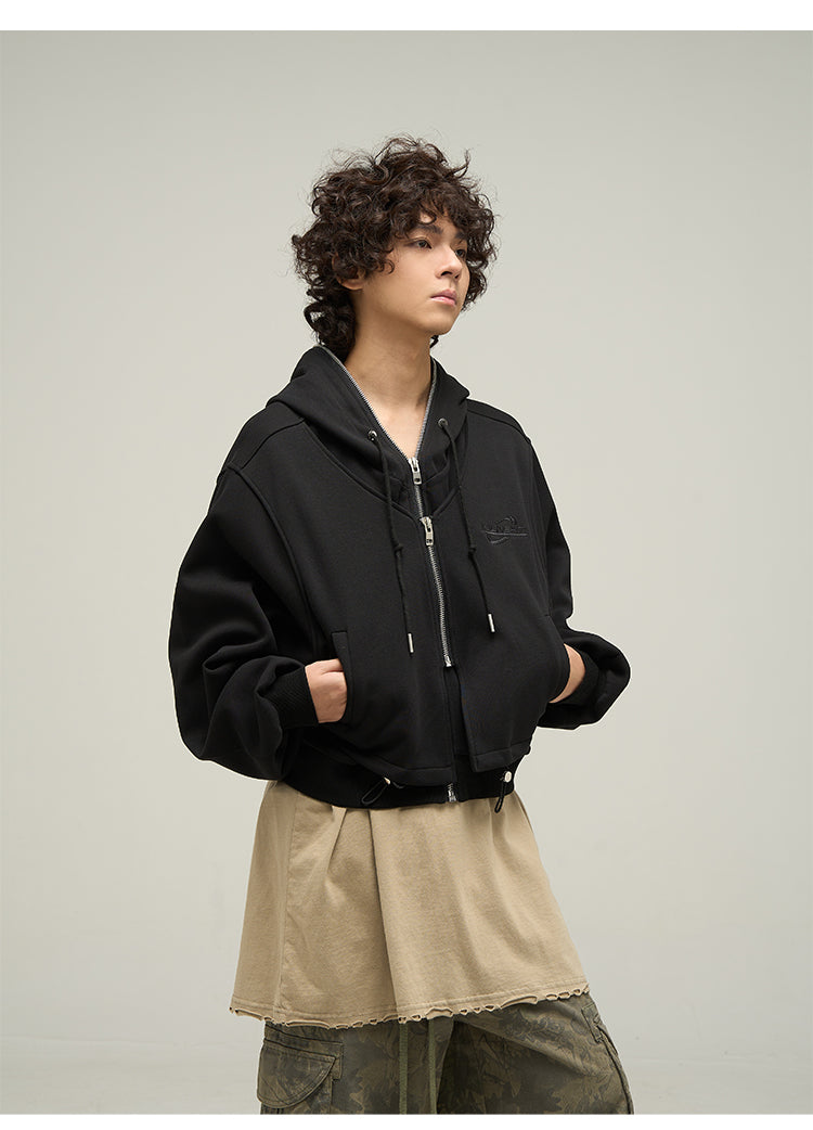 Cropped Layered Parka P301