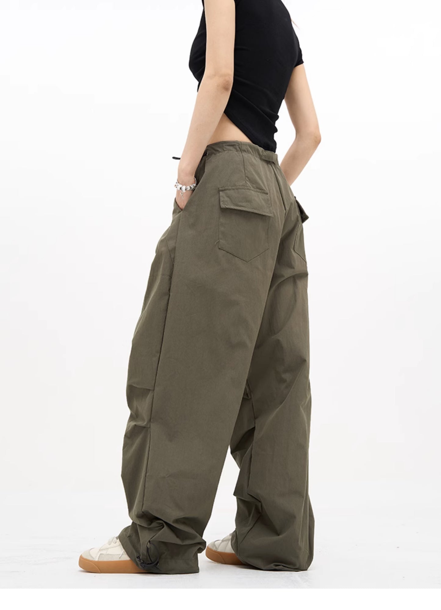 Loose fit casual pants P356