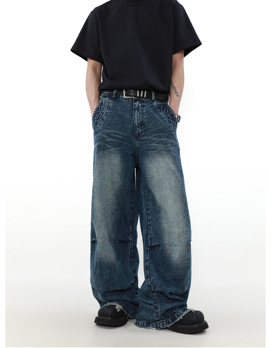 American High-End Wide Leg Jeans P830