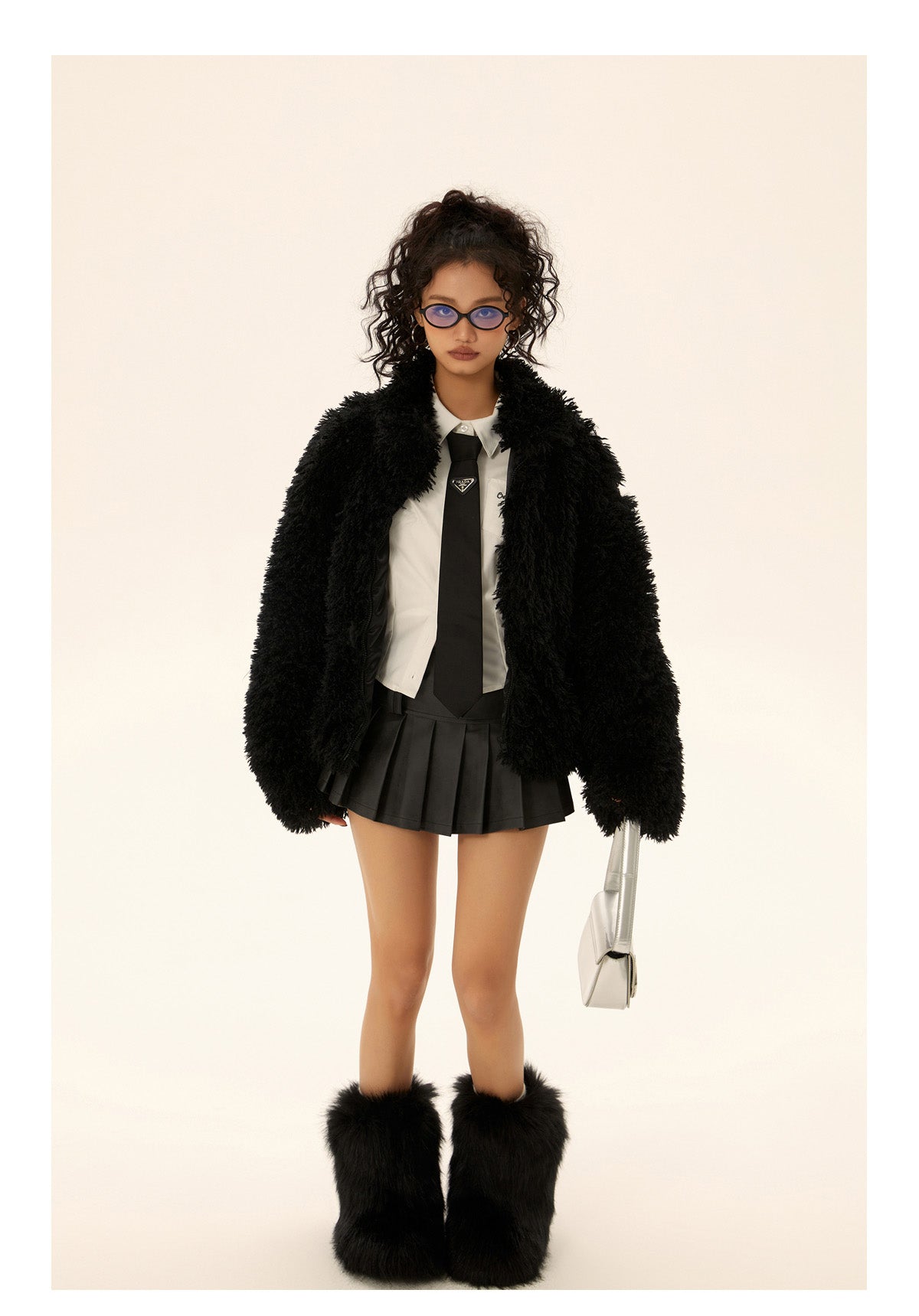 Retro Fur Zip Jacket P563