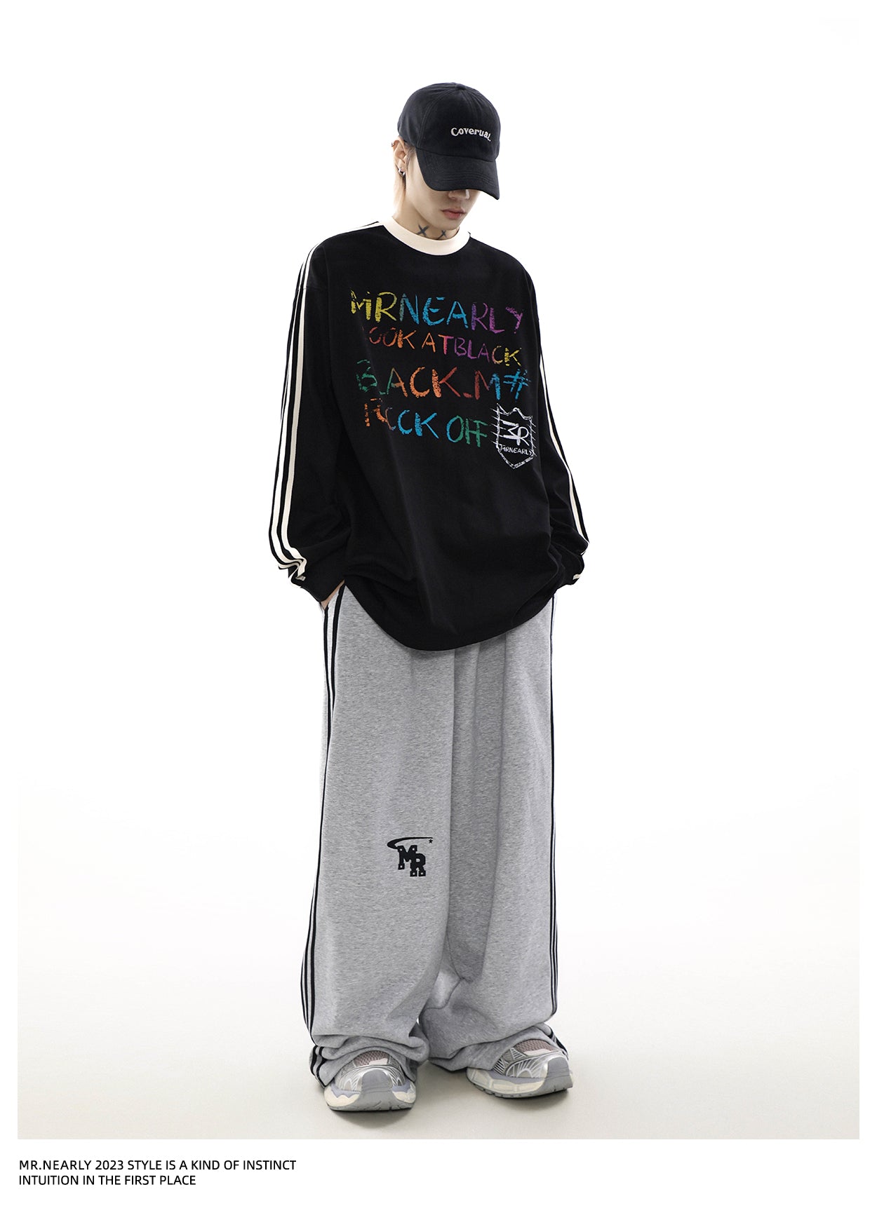 Sideline Casual Graffiti Long Sleeve T-Shirt P254