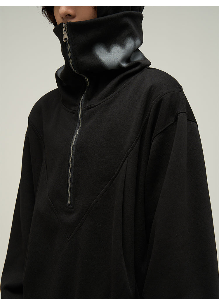 Half-zip sweat hoodie P314