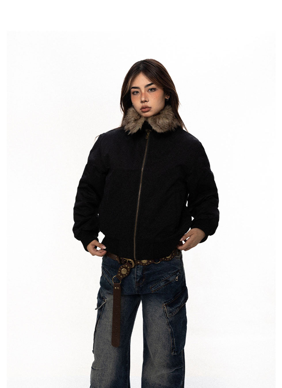 Maillard style heavy cotton jacket P687