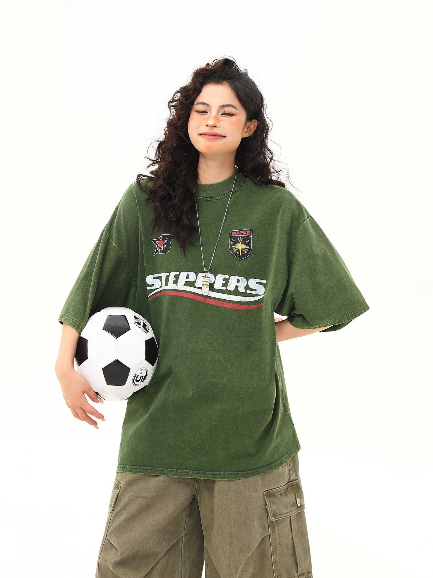 レトロ ウォッシュ ヘビー Tシャツ P2066