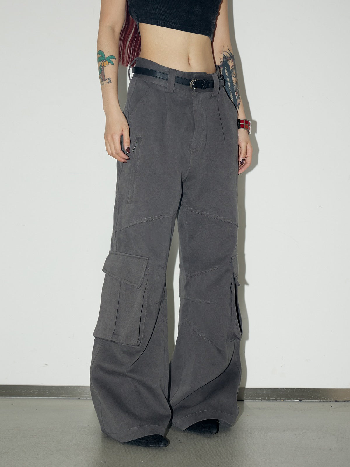 Multi-pocket cargo pants P119