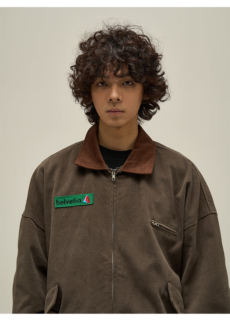 American retro work jacket P607