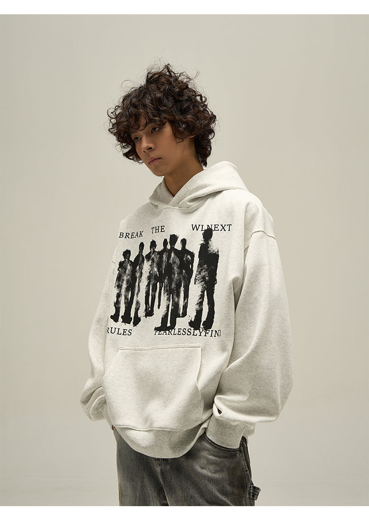 Washed sweatshirt hoodie P319