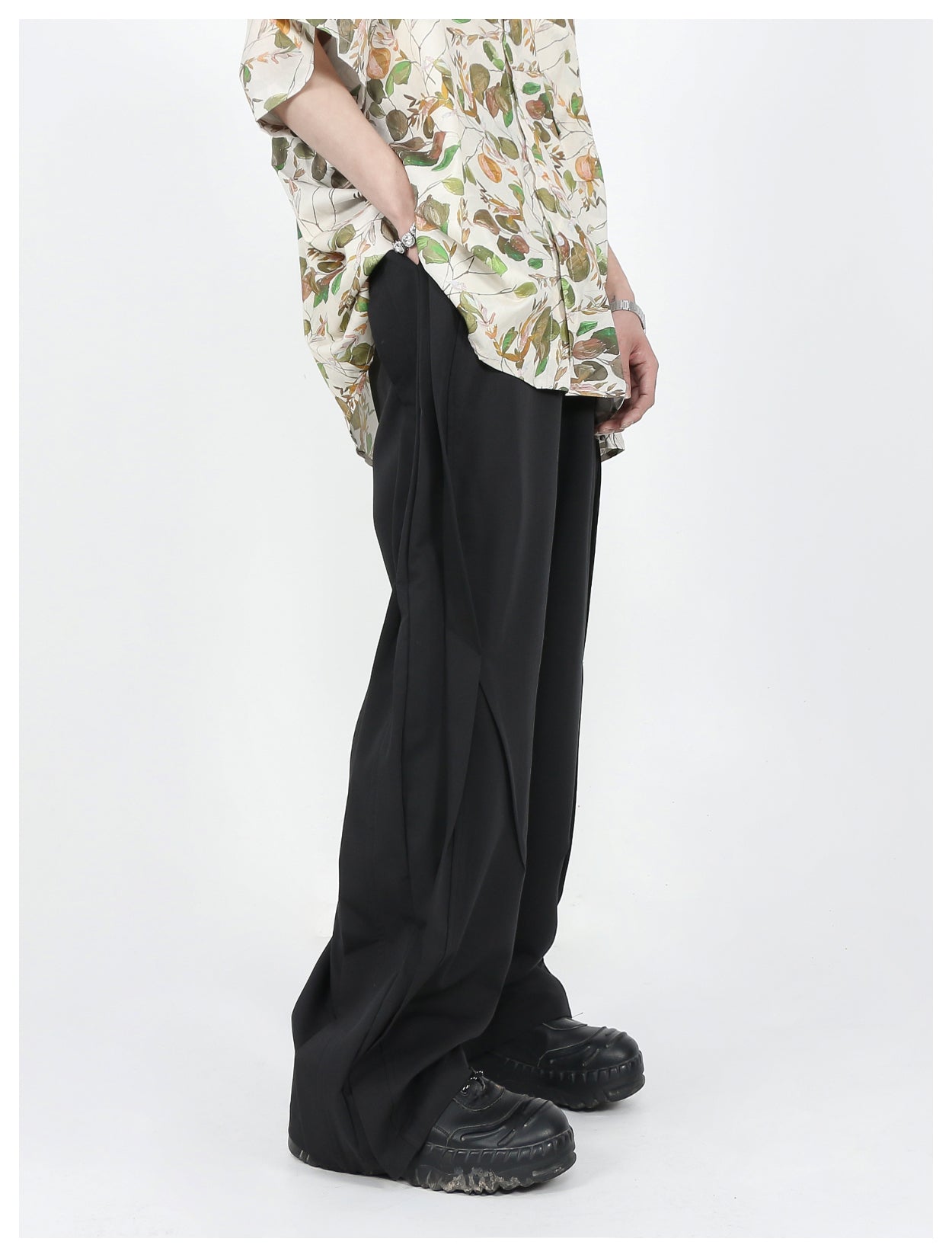 Irregular design slacks pants P281