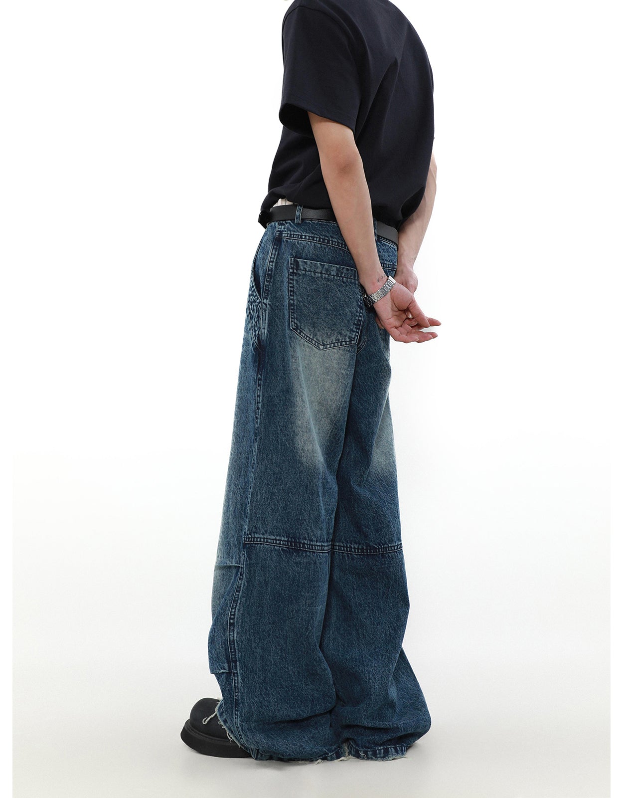 American High-End Wide Leg Jeans P830