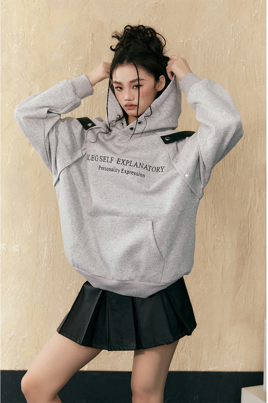 American retro hooded sweatshirt P818