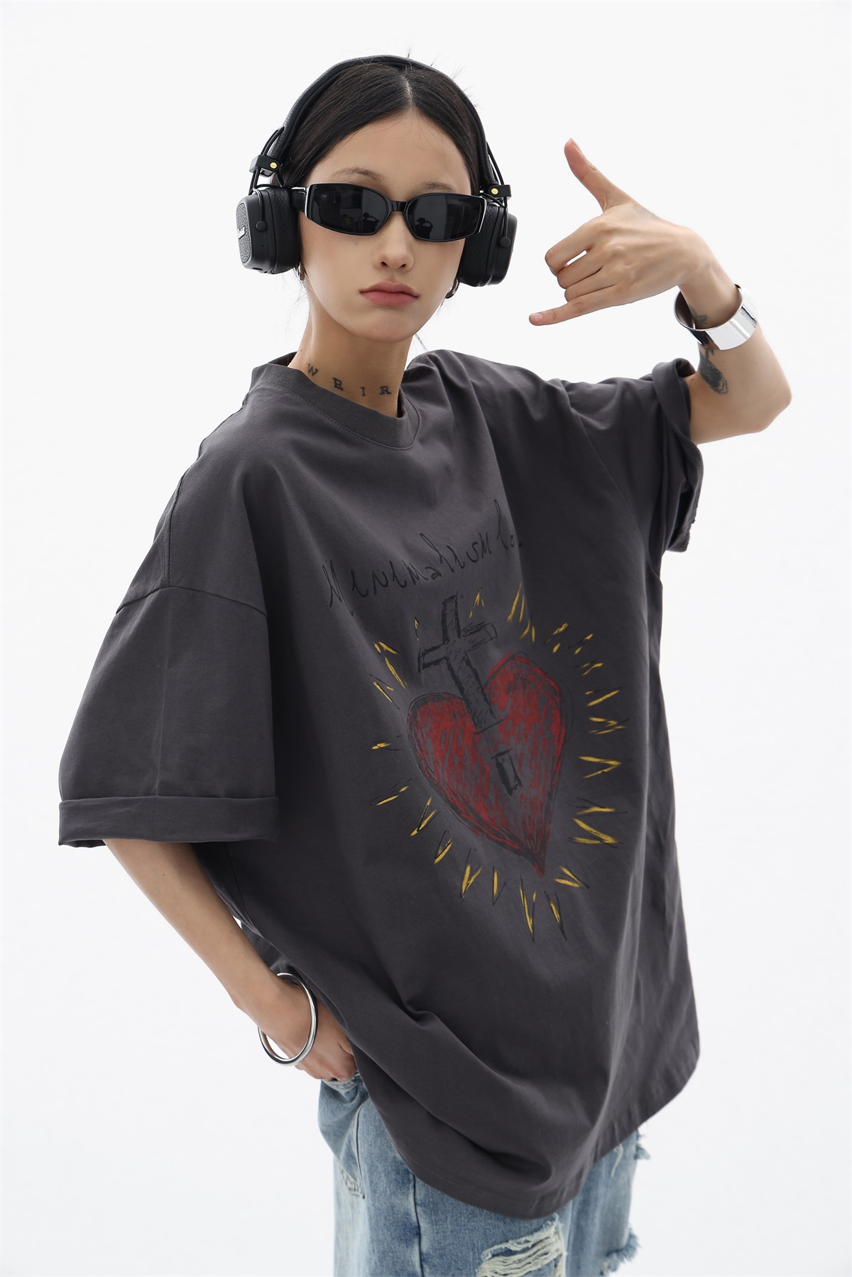 Heart logo T-shirt P139