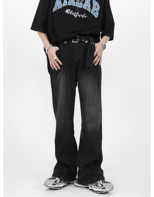 Slim Black Denim P183