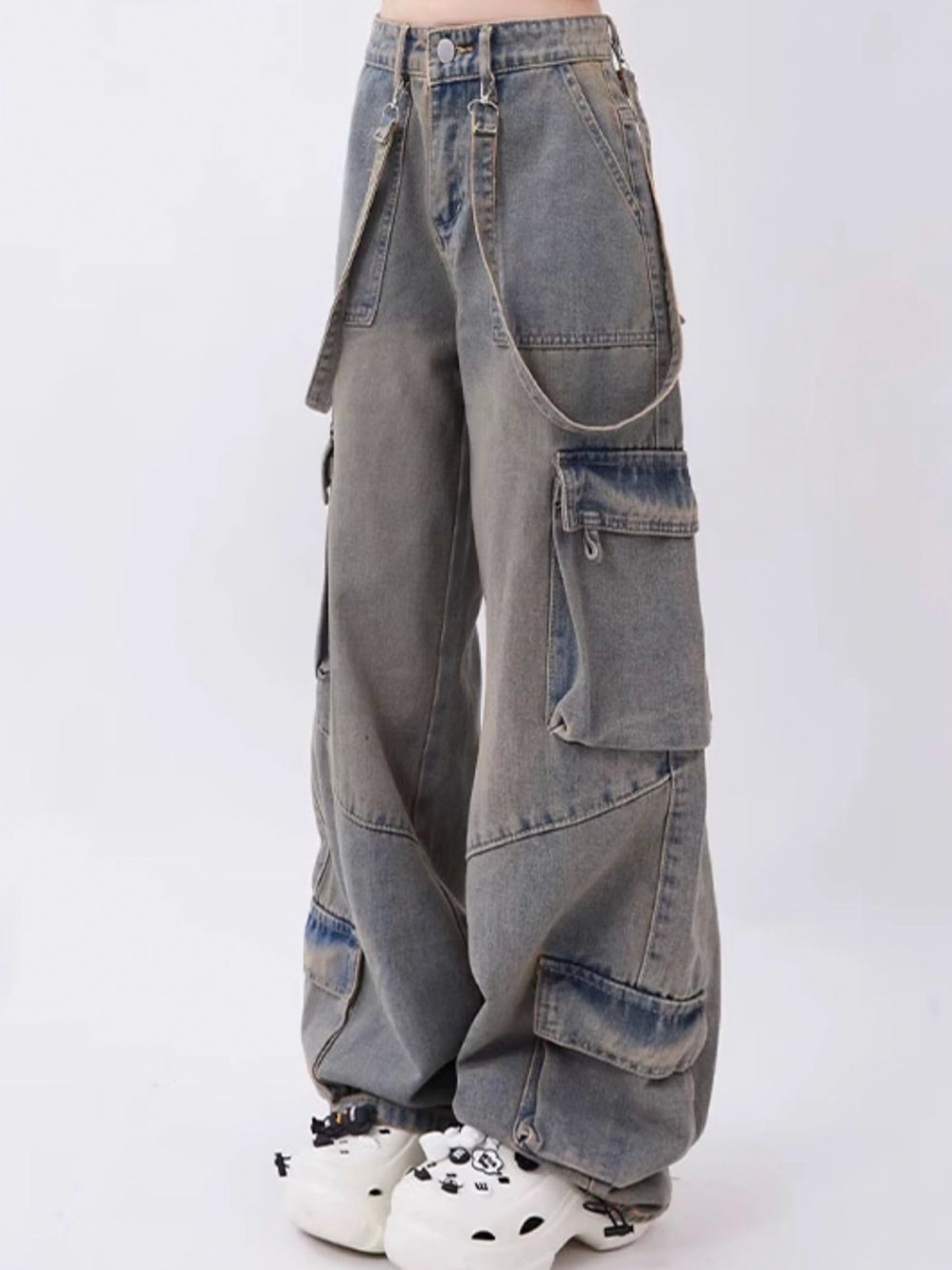 Big Pocket Design Jeans P925