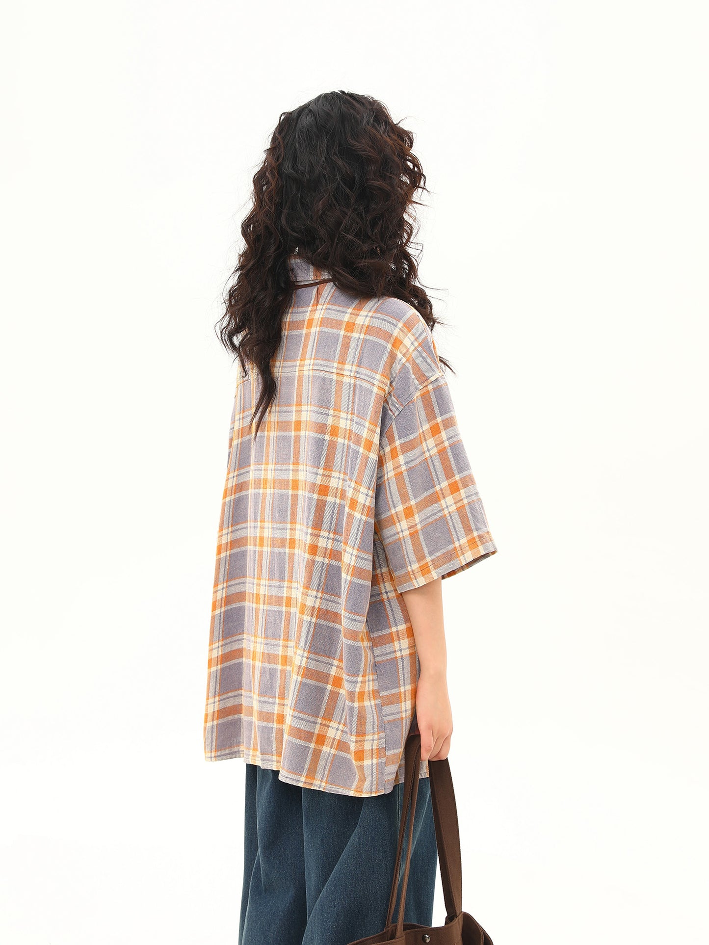 オリジナル チェック柄 ハイエンドシャツ P2068