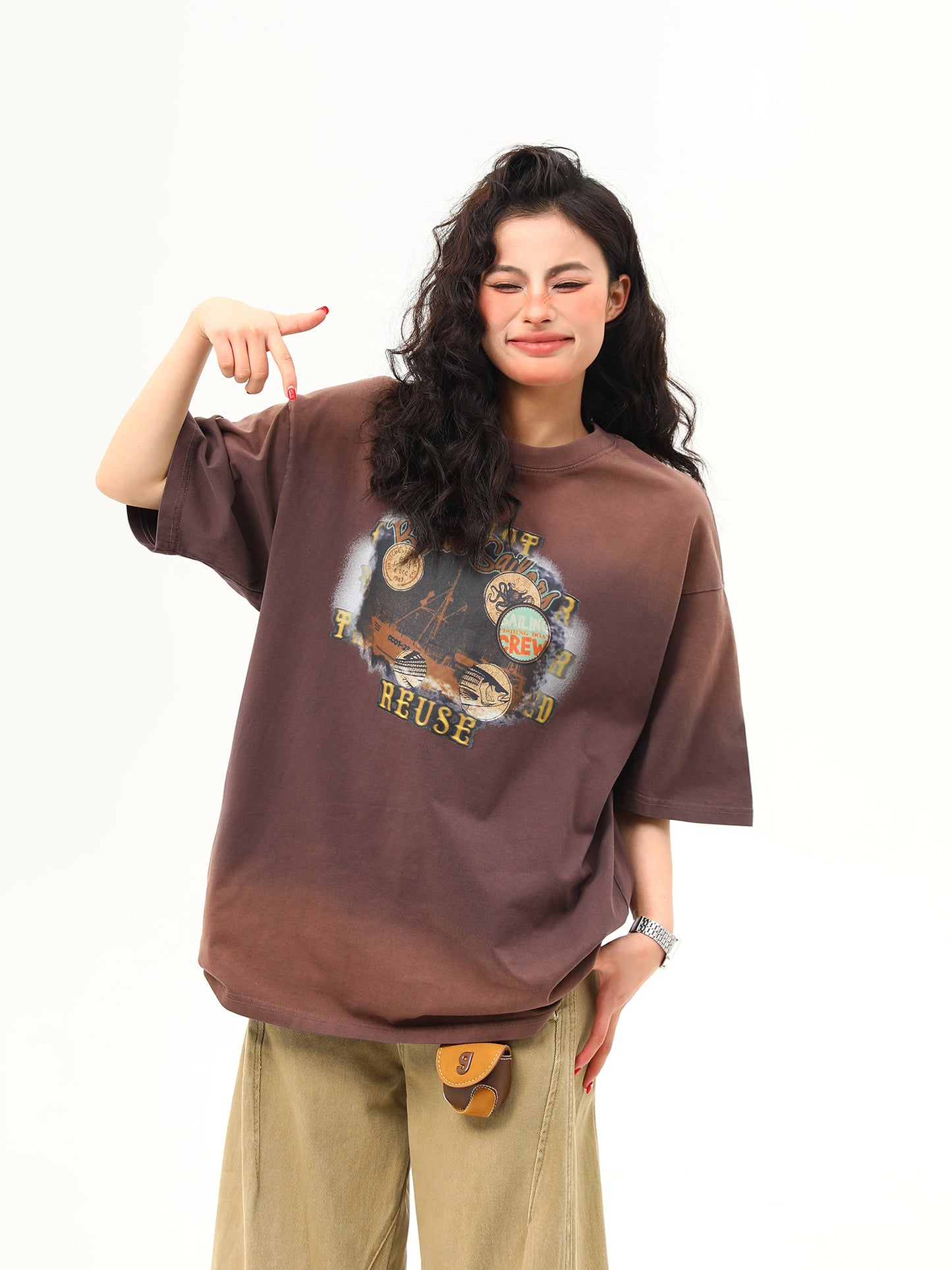 グラデーションデザイン Tシャツ P2031