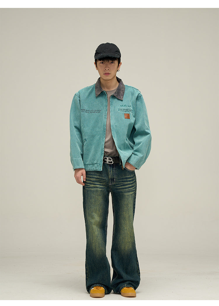 American retro work jacket P619