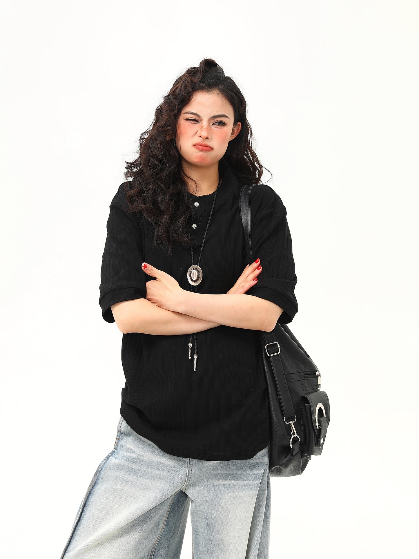 ヘンリーカラー Tシャツ P2050