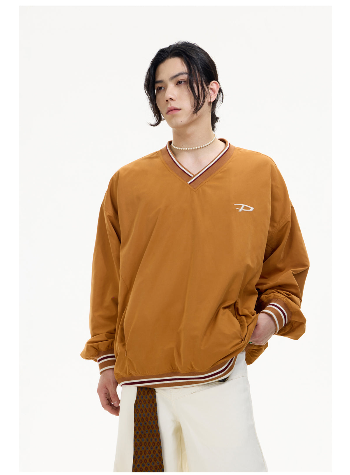 V-neck casual sports sweatshirt P539