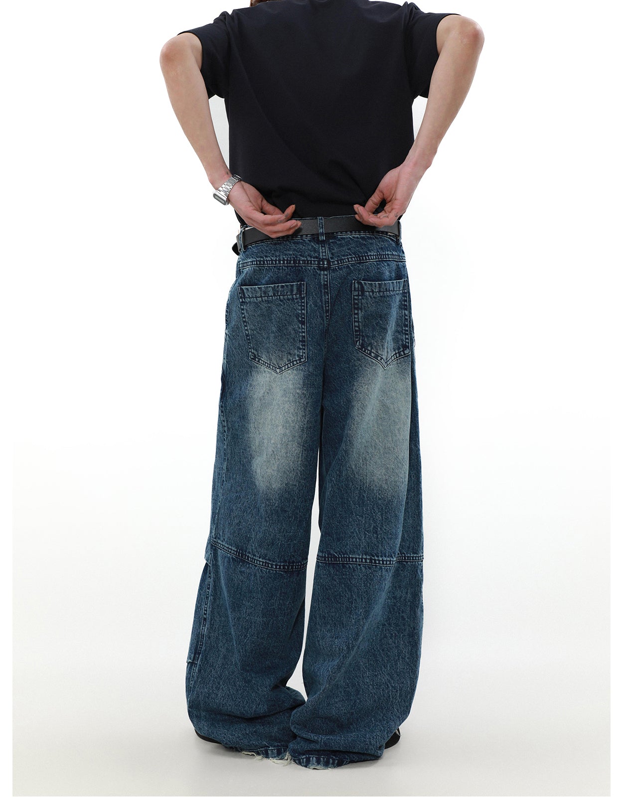 American High-End Wide Leg Jeans P830