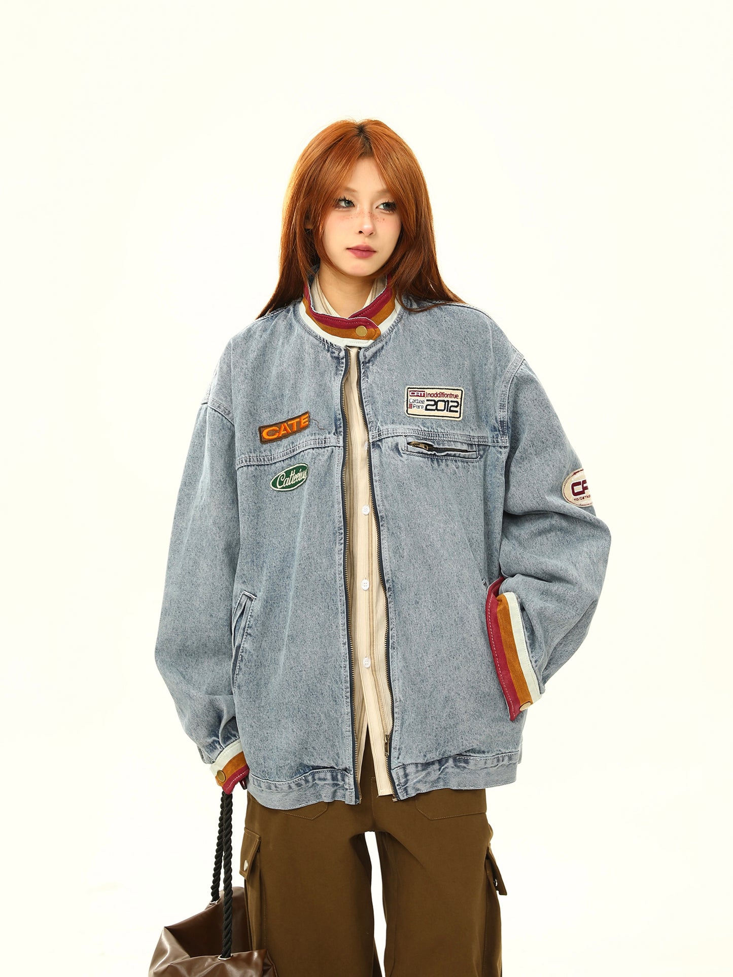 Street Motorcycle Denim Jacket P1265