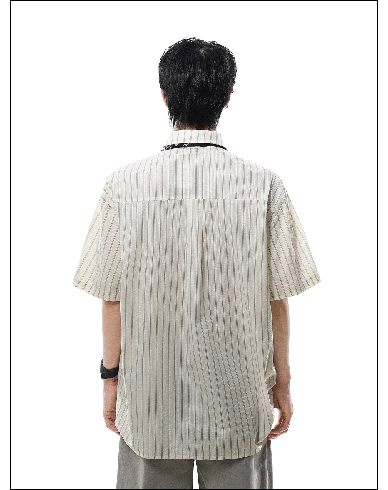 シルクスカーフ カジュアルシャツ P2082