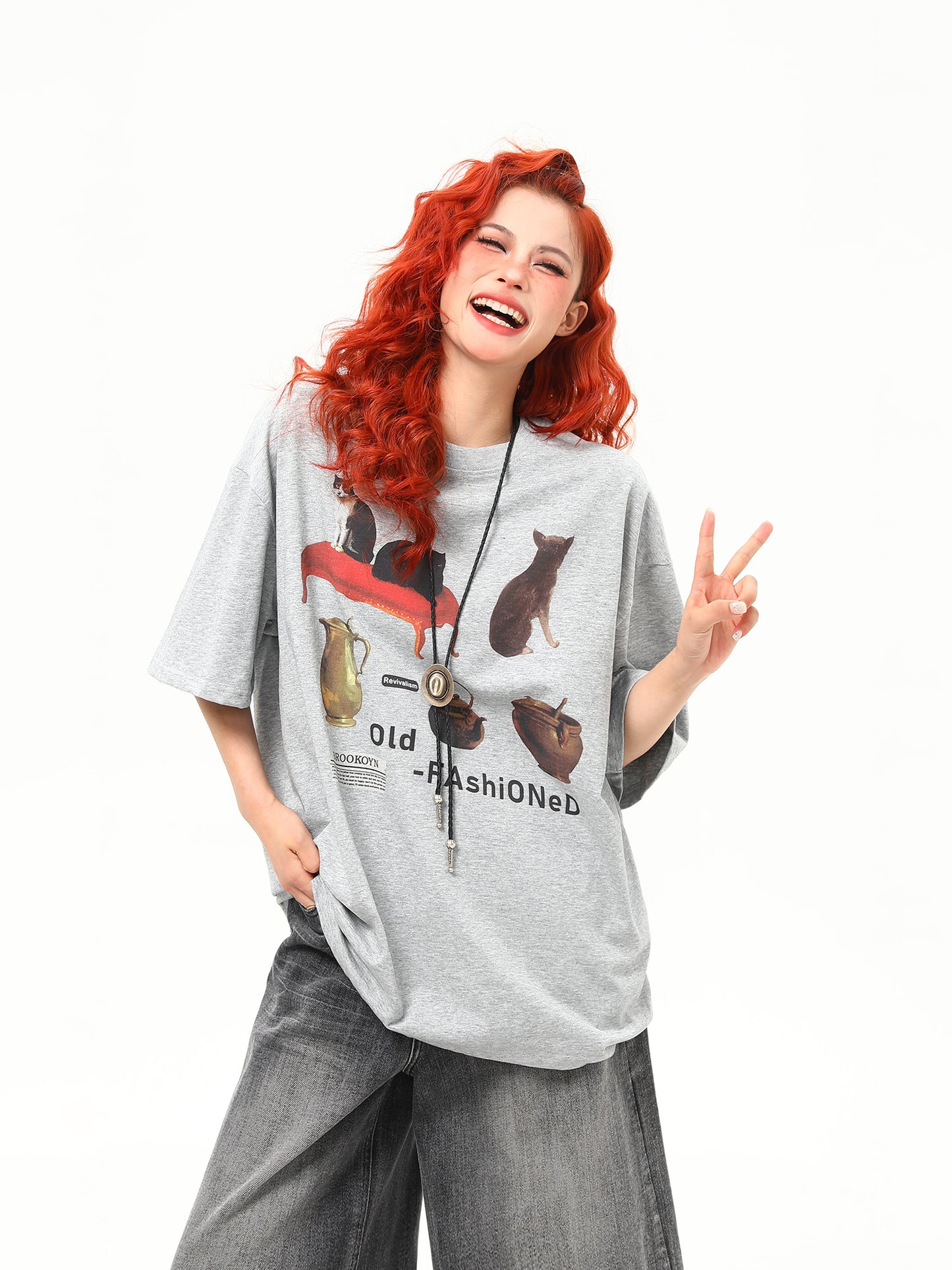 リアルプリント Tシャツ P2133