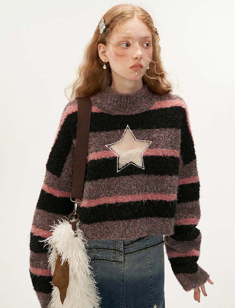 Star Stripe Sweater P1318