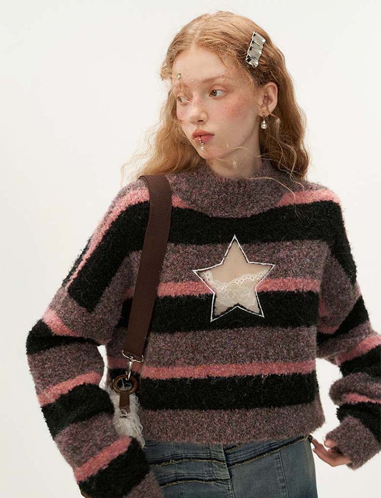 Star Stripe Sweater P1318