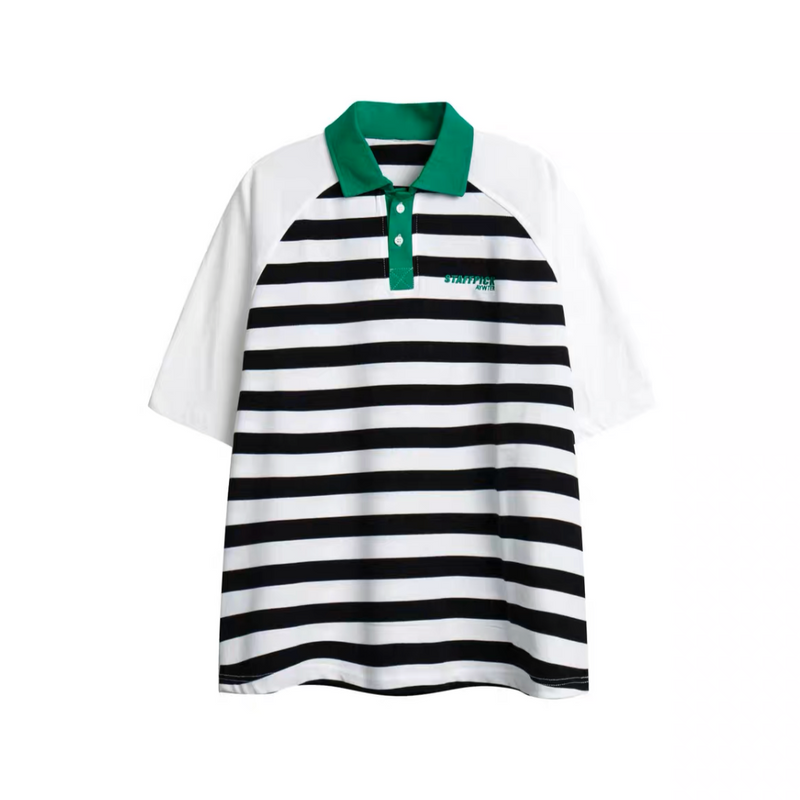 Striped polo shirt P047