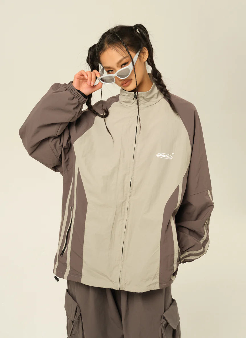 Loose nylon jacket P003